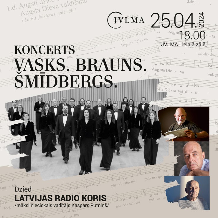 Izrādes "Koncerts VASKS. BRAUNS. ŠMĪDBERGS." attels
