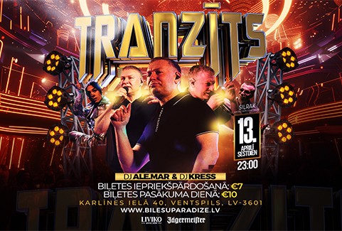 Izrādes "Tranzīts x Silrak - DJ KRESS & DJ ALE.MAR" attels