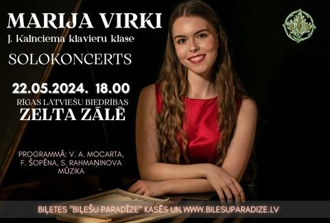Izrādes "MARIJA VIRKI | solokoncerts" attels
