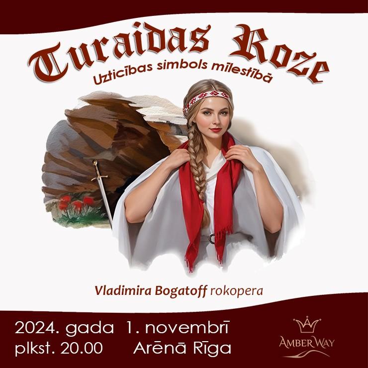 Izrādes "rokopera Turaidas Roze" attels