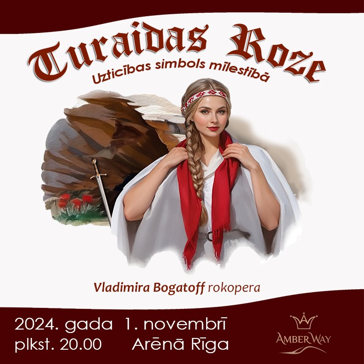 Izrādes "rokopera Turaidas Roze" attels