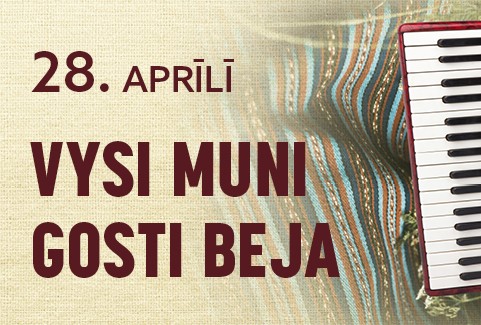 Izrādes "Latgaliešu sadzīves dziesmu ansambļa OLŪTEŅŠ 35 gadu jubilejas koncerts VYSI MUNI GOSTI BEJA" attels
