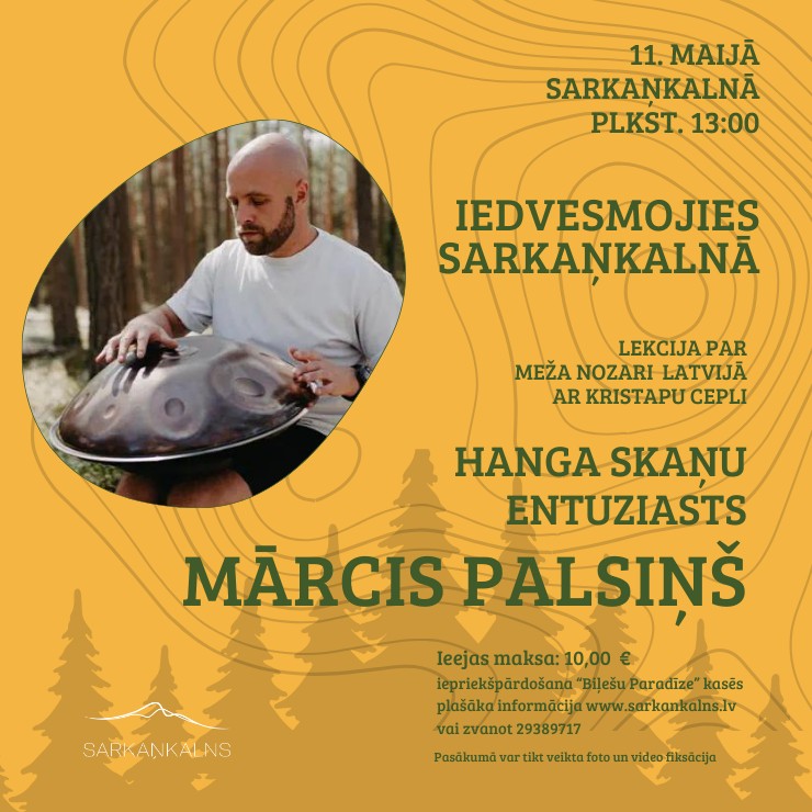 Изображение спектакля "Iedvesmojies Sarkaņkalnā"