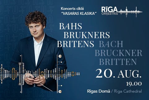 Изображение спектакля "BAHS. BRUKNERS. BRITENS. Vasaras klasika. Orķestris Rīga un Jānis Liepiņš"