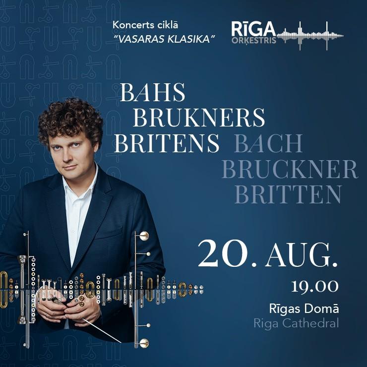 Image of the event "Bach. Bruckner. Britten. Summer classics with Orchestra RIGA"