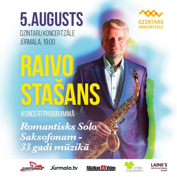 Image of the event "Raivo Stašans | ROMANTISKS SOLO SAKSOFONAM - 33 gadi mūzikā"