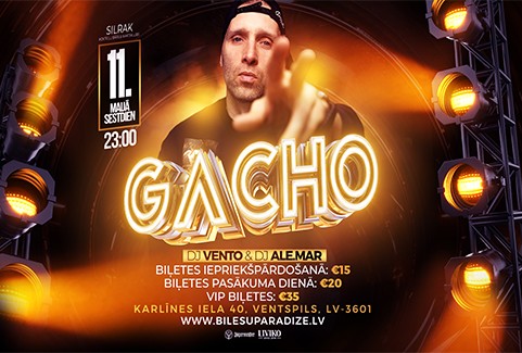 Izrādes "GACHO X Silrak - DJ VENTO & DJ ALE.MAR" attels