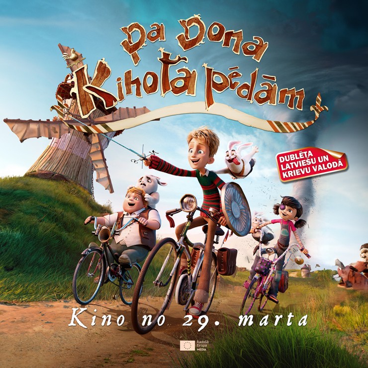 Izrādes "Kinoseanss / PA DONA KIHOTA PĒDĀM" attels