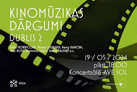 Izrādes "KINOMŪZIKAS DĀRGUMI. DUBLIS 2" attels