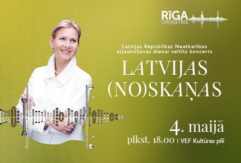 Izrādes "LATVIJAS (NO)SKAŅAS. Orķestris Rīga" attels