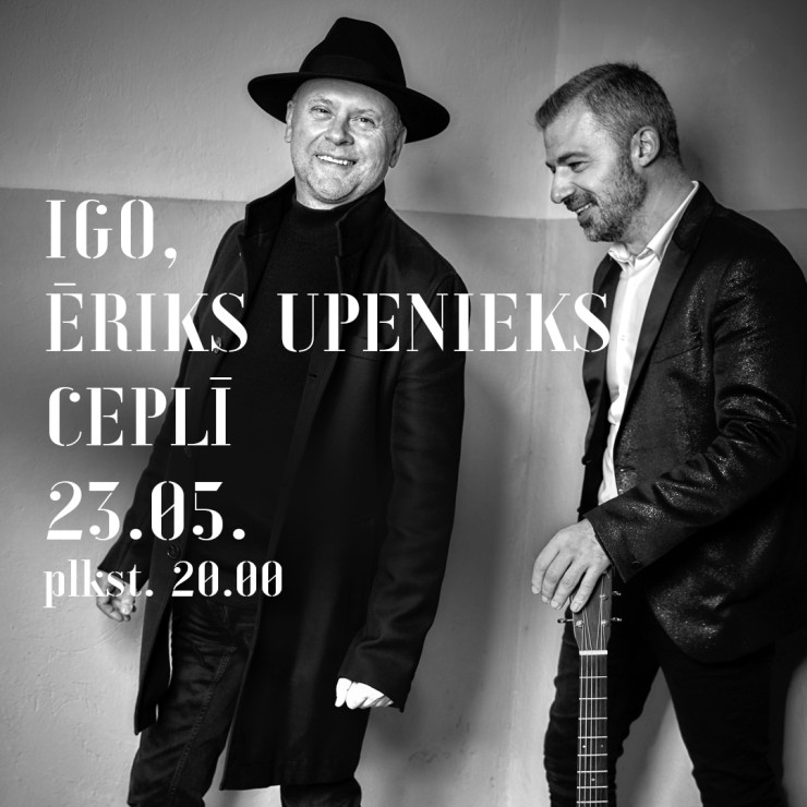 Izrādes "Cepļa koncerti | IGO UN ĒRIKS UPENIEKS" attels