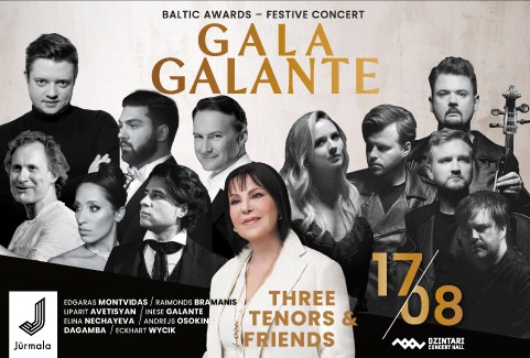 Image of the event "GALA GALANTE / THE THREE TENORS AND FRIENDS / BALTIC AWARDS"