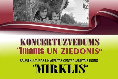 Izrādes "Koncertuzvedums IMANTS UN ZIEDONIS" attels