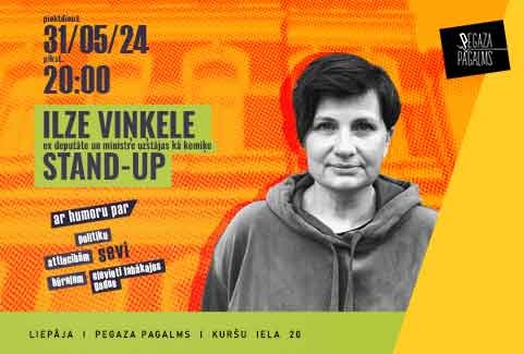 Izrādes "ILZE VIŅĶELE STAND-UP" attels