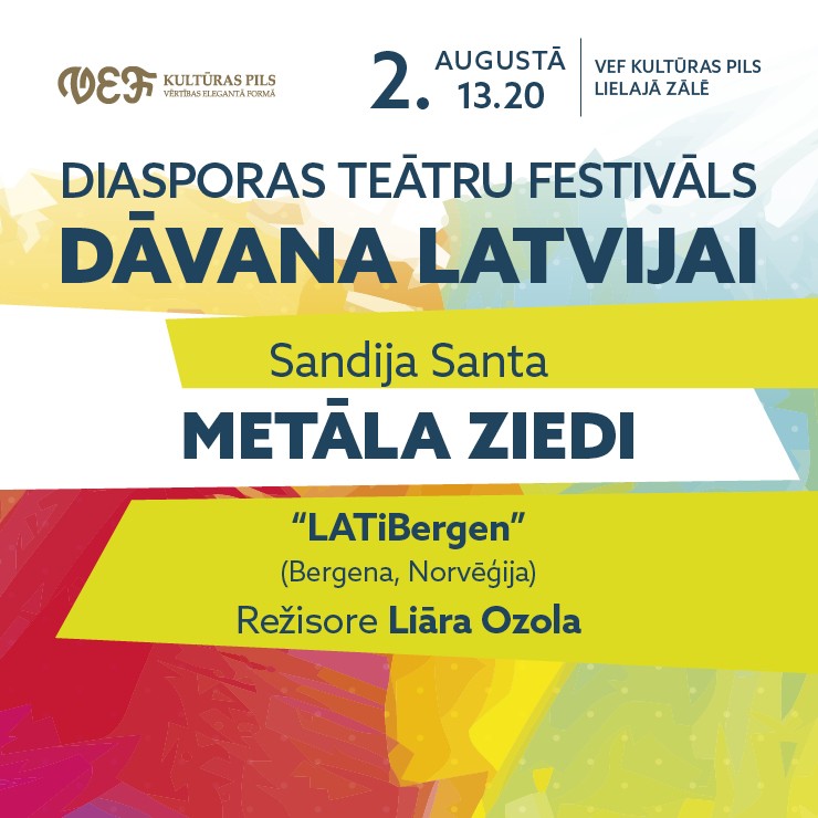 Izrādes "DĀVANA LATVIJAI izrāde | METĀLA ZIEDI | Bergenas latviešu amatierteātris "LATiBerg" (Norvēģija)" attels