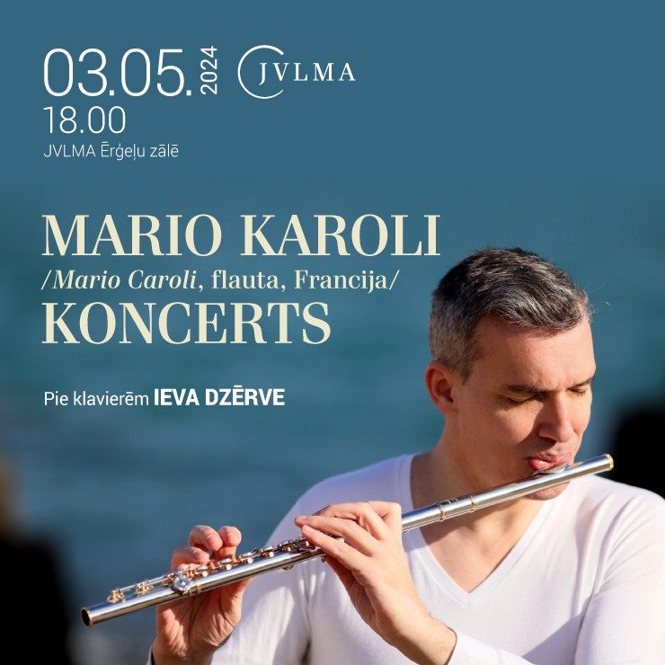 Izrādes "Flautista Mario Karoli koncerts" attels