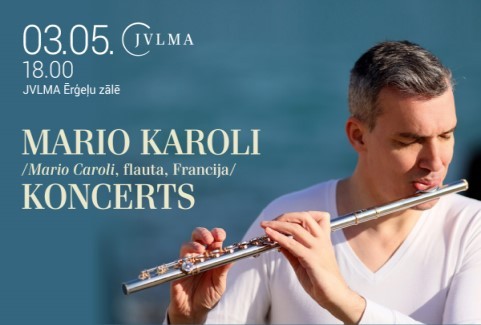 Izrādes "Flautista Mario Karoli koncerts" attels