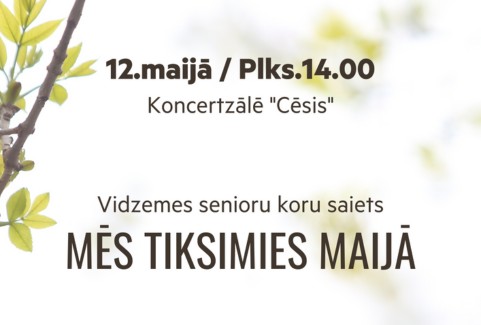 Izrādes "Vidzemes senioru koru saiets "Mēs tiksimies maijā"" attels