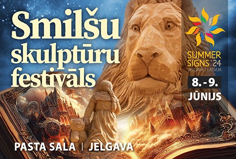 Izrādes "Festivāls “SUMMER SIGNS 2024” / Smilšu skulptūru festivāls Jelgavā" attels