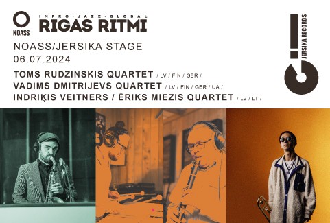 Izrādes "NOASS / JERSIKA STAGE starptautiskajā improvizācijas, džeza un globālās mūzikas festivālā RĪGAS RITMI 2024" attels