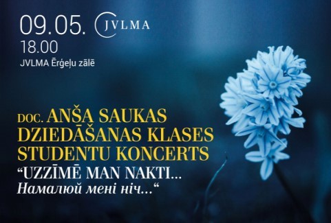 Izrādes "Doc. Anša Saukas dziedāšanas klases studentu koncerts "Uzzīmē man nakti... / Намалюй менi нiц..."" attels