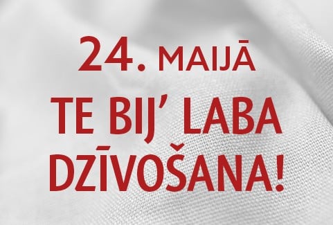 Izrādes "Tautas deju koncerts TE BIJ’ LABA DZĪVOŠANA!" attels