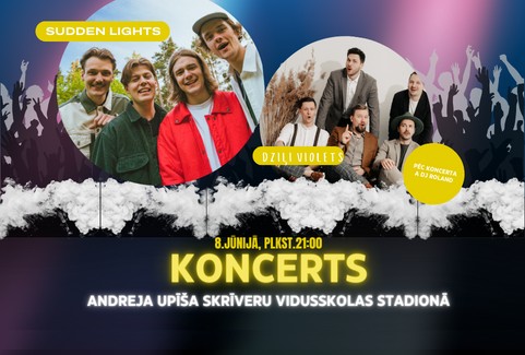 Izrādes "Koncerts SUDDEN LIGHTS un DZIĻI VIOLETS | + dejas ar DJ ROLAND pēc koncerta" attels