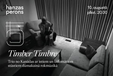 Izrādes "Timber Timbre. Koncerts Hanzas peronā" attels