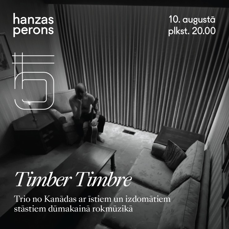 Izrādes "Timber Timbre. Koncerts Hanzas peronā" attels