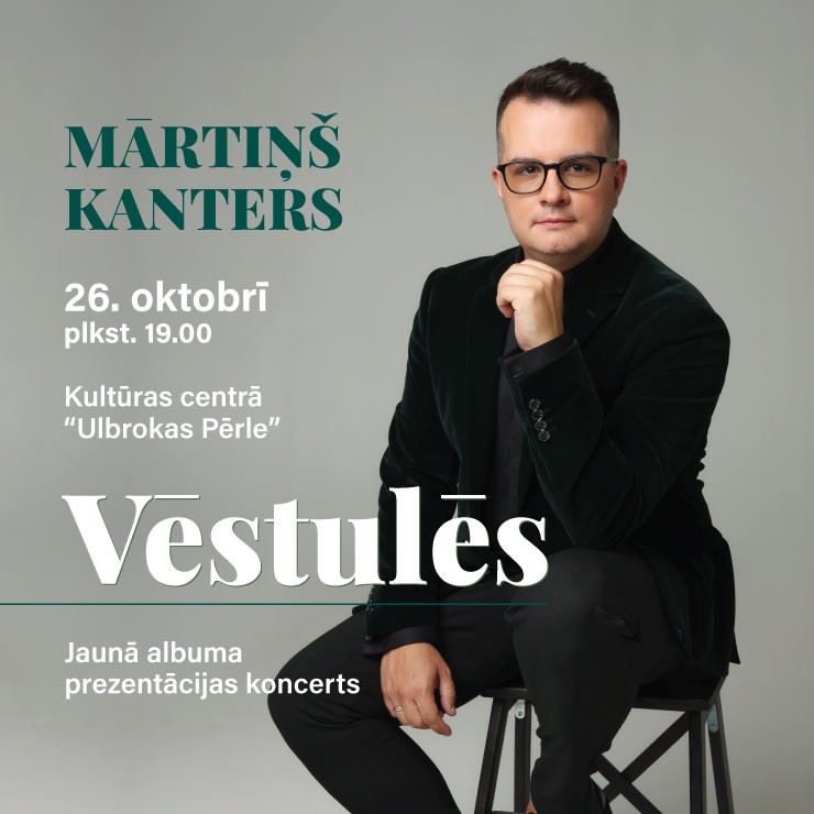 Izrādes "Mārtiņš Kanters, koncerts "Vēstulēs"" attels