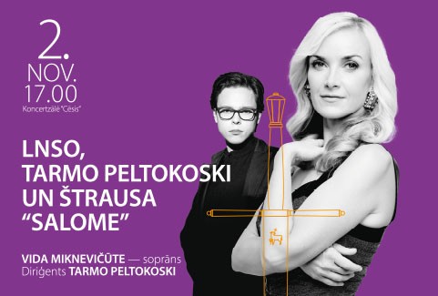 Izrādes "LNSO, TARMO PELTOKOSKI UN ŠTRAUSA “SALOME”" attels