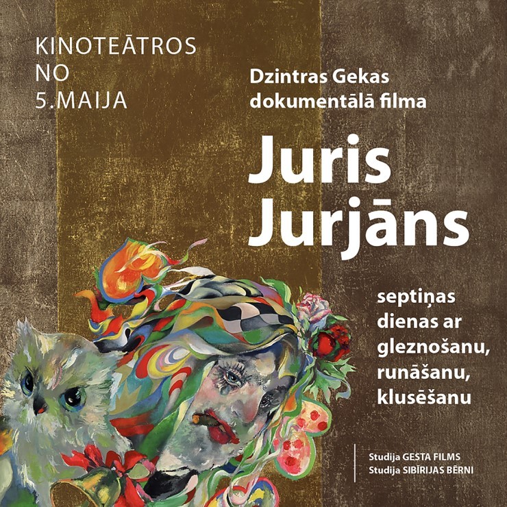 Izrādes "Kinoseanss / JURIS JURJĀNS. SEPTIŅAS DIENAS AR GLEZNOŠANU, RUNĀŠANU, KLUSĒŠANU" attels