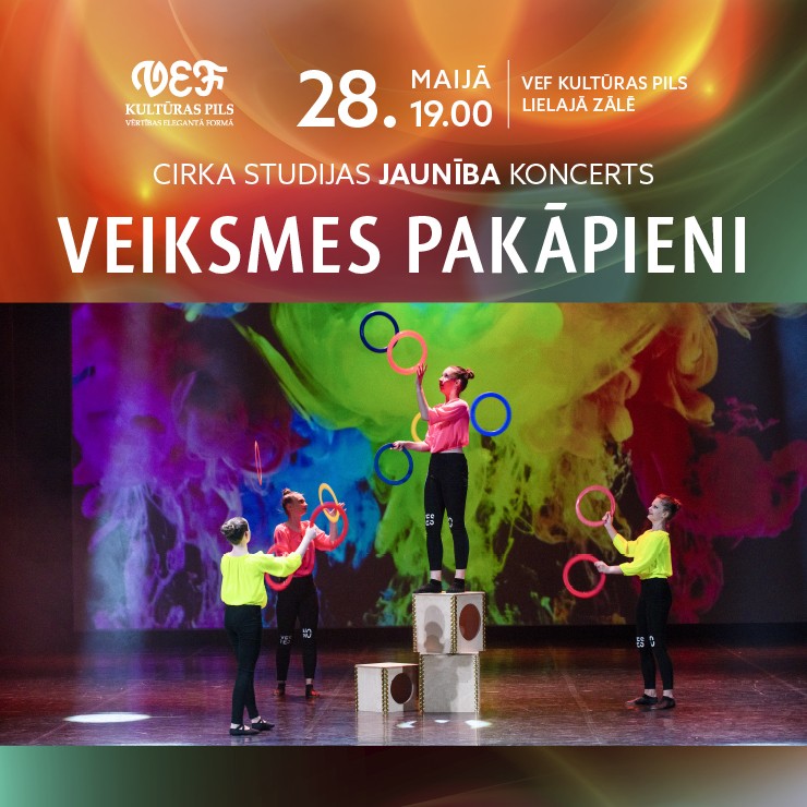 Izrādes "Cirka studijas "Jaunība" koncerts VEIKSMES PAKĀPIENI" attels