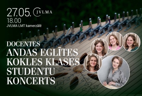 Izrādes "Docentes Andas Eglītes kokles klases studentu koncerts" attels