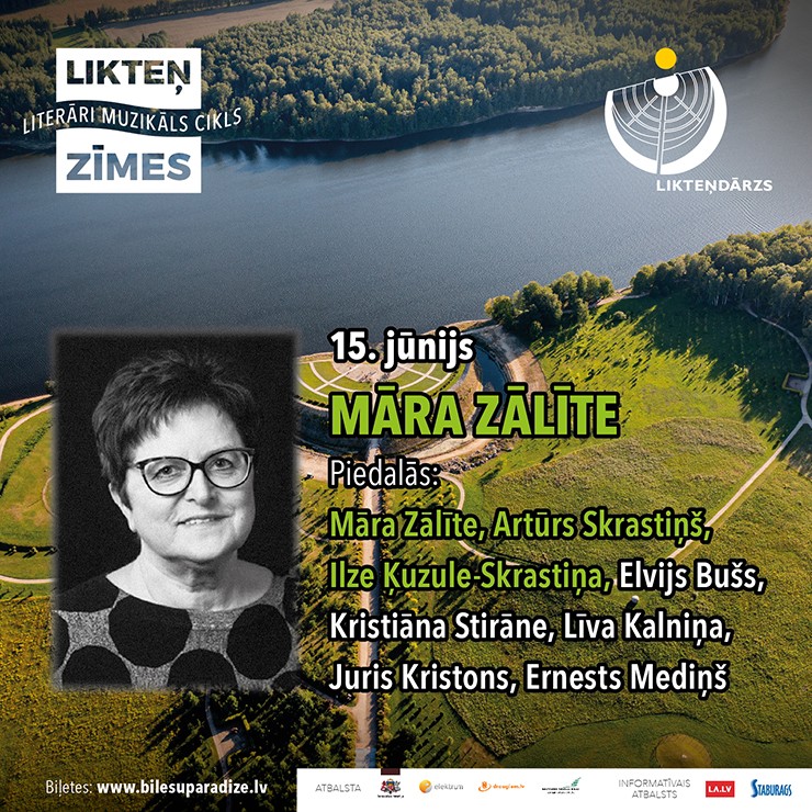 Izrādes "LIKTEŅZĪMES.MĀRA ZĀLĪTE" attels