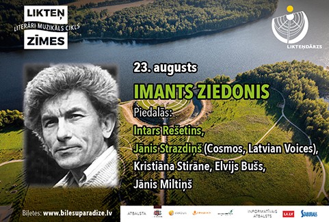 Izrādes "LIKTEŅZĪMES.IMANTS ZIEDONIS" attels