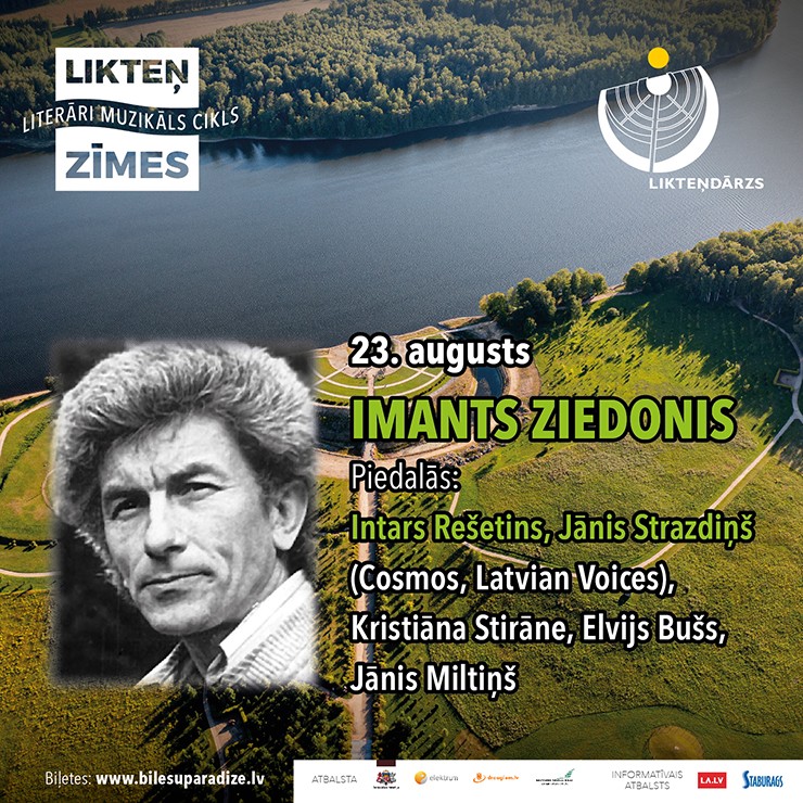 Izrādes "LIKTEŅZĪMES.IMANTS ZIEDONIS" attels