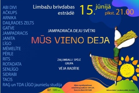 Izrādes "MŪS VIENO DEJA , deju koncerts" attels