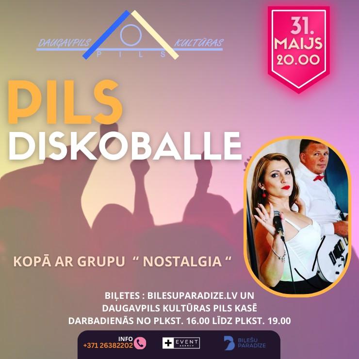 Изображение спектакля "PILS DISKOBALLE kopā ar grupu Nostalgia"