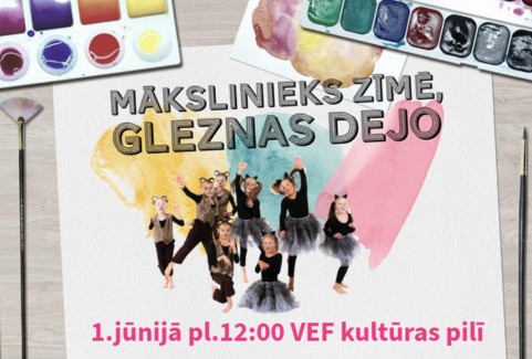 Izrādes "Deju koncerts “Mākslinieks zīmē, gleznas dejo”" attels