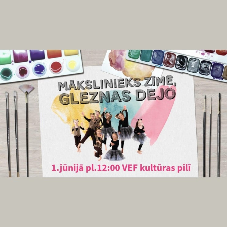 Izrādes "Deju koncerts “Mākslinieks zīmē, gleznas dejo”" attels