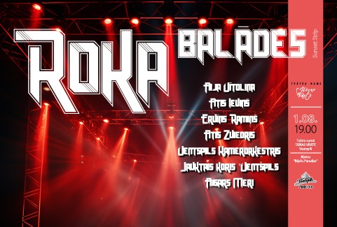 Izrādes "Roka balādes. Sunset Strip" attels