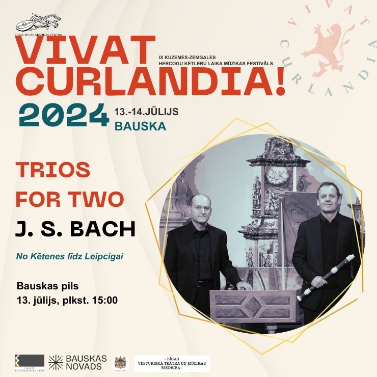 Izrādes "VIVAT CURLANDIA festivāls 2024 | J. S. BACH - TRIOS FOR TWO No Kētenes līdz Leipcigai" attels