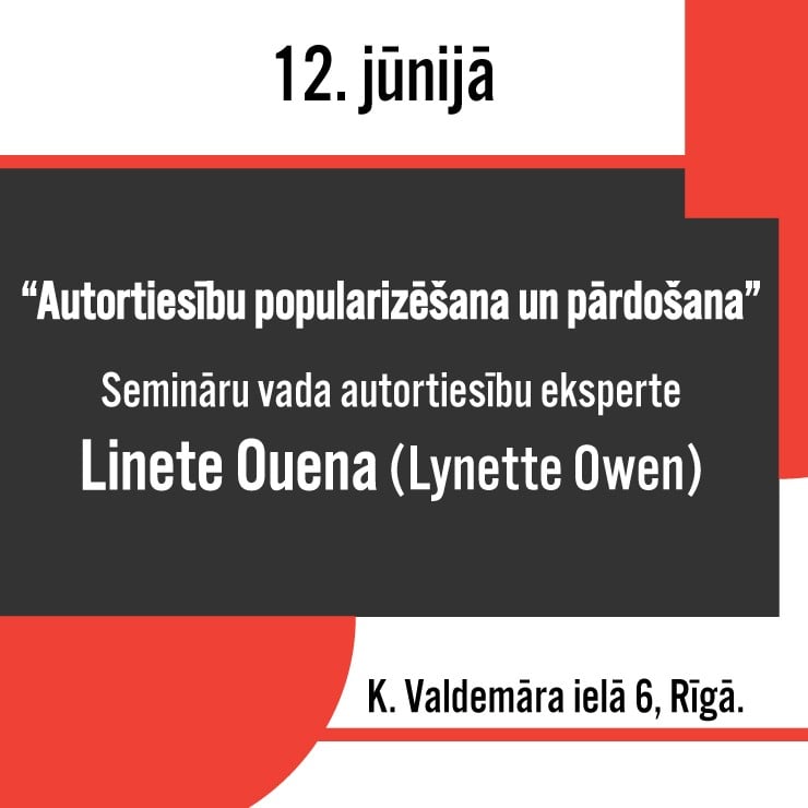 Izrādes "Autortiesību popularizēšana un pārdošana | Linete Ouena (Lynette Owen)" attels