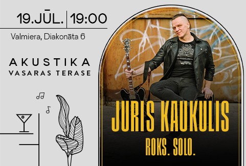 Izrādes "Juris Kaukulis | Akustikas vasaras terasē" attels
