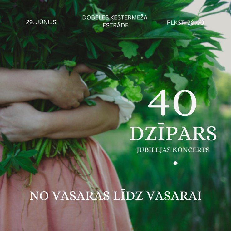 Izrādes ""Dzīpars" 40 gadu jubilejas lielkoncerts "No vasaras līdz vasarai"" attels