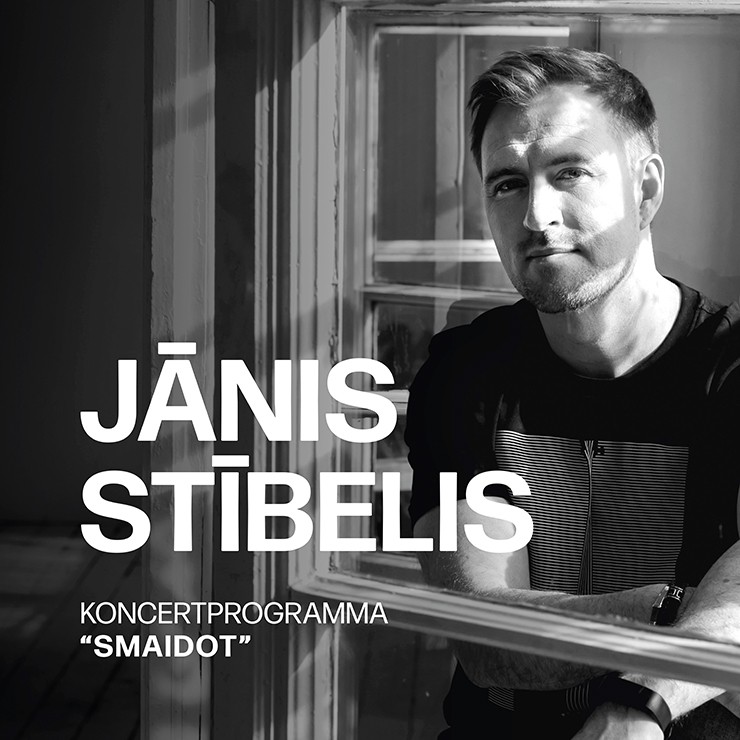 Izrādes "JĀNIS STĪBELIS koncertprogramma "SMAIDOT"" attels