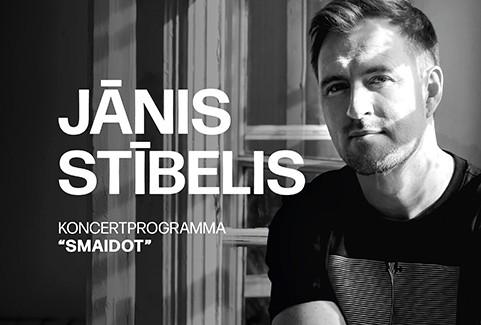 Izrādes "JĀNIS STĪBELIS koncertprogramma "SMAIDOT"" attels