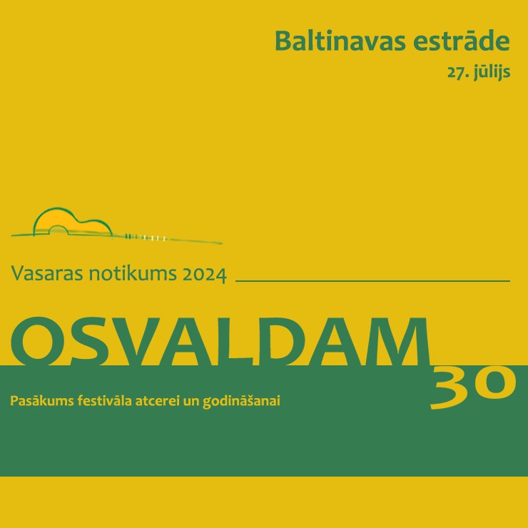 Izrādes "OSVALDS 30 - Pasākums mūzikas festivāla Osvalds atcerei un godināšanai" attels
