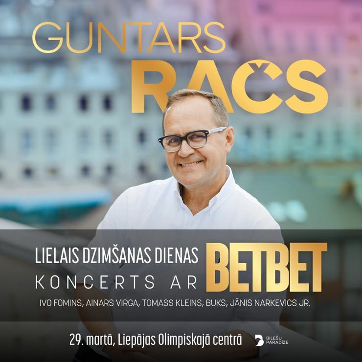 Izrādes "Guntars Račs. Lielais Dzimšanas dienas koncerts" attels